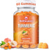 Turmeric Gummies for Adults - Extract 8:1 2000mg - Black Pepper and Ginger Supplements for Joint Support - Vegetarian Chewable Vitamins Supplement...