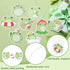 ANGOLIO 8Pcs Frog Cute Car Air Freshener Hanging Car Rearview Mirror Pendant Scent Car Ornaments Kawaii Cute Frog Fresheners Automotive Room Decor...