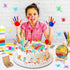 RAYNAG 32 Pieces Art Cake Topper Paint Cake Decorations Art Birthday Party Decorations Paint Party Supplies Paint Splatter Party Supplies for Chil...