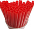200pcs Heart Shaped Red Straws Disposable Drinking Cute Straw Individually Wrapped plastic red straw Valentines day Cocktail Party Birthday Party ...