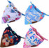 Large Spring Dog Bandanas 4Pack,Dog Scarf,Dog Birthday Bandana,dog bandanas boygirl,Premium Durable Fabric,Adjustable Fit,Unique Shape,Provide Var...
