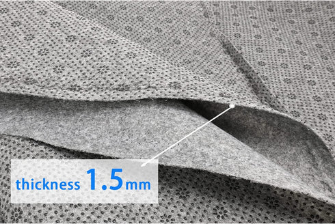 71x39 Inch Non Slip Final Backing Cloth, Vinyl Primary Tufting Cloth Backing Fabric, Non Slip Pad with Plum Blossom Pattern for Carpets Rug Tuftin...