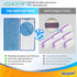 KEEPOW Reusable Wet Jet Pads Compatible with Swiffer Wet Jet Mop, Microfiber Mop Refill for Wet Mopping Cloths, Washable Replacement Refills for H...
