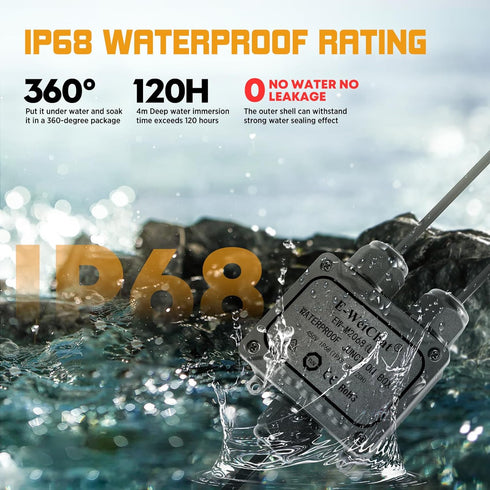 Junction Box - 3 Way-Y M20 IP68 Outdoor Electrical Box Waterproof, Wire Range Ø5-9mm Underground Electrical Junction Box, Open Splice Junction Box...