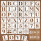 4 Inch Letter Stencils and Numbers, 40 Pcs Alphabet Drawing Templates, Reusable Plastic Art Craft Stencils for Painting on Wood, Wall, Fabric, Roc...