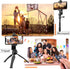Universal Phone Tripod Mount Adapter with ?ireless Camera Remote, Cell Phone Holder with Adjustable Clamp for Selfie Stick Monopod Compatible with...