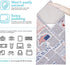 Foto&Tech Flexible Magic Cloth Wrapper, Anti-Scratch Camera Lens Book Wrap Travel Case, Compatible with DSLR Camera Lens Laptop Smartphone Tablet ...