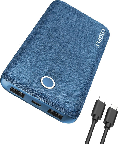 Portable Charger, 10000mAh 5V/3A Power Bank, USB C in&out High-Speed Charging Battery Pack Portable Phone Charger for iPhone 15 14 13 12 11 Samsun...