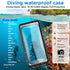 AICase Waterproof Phone Case,Universal Self-Check Function Underwater Pouch Dry Bag Beach Travel Essentials Tech Gadgets for iPhone 15 14 13 11 12...