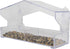 Perky-Pet 347 Clear Outdoor Window Bird Feeder with Strong Suction Cups – 1 Lb Seed Capacity...