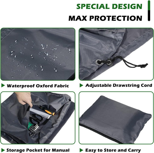 Waterproof Generator Storage Cover Fit For Honda Generator EU2200i EU2200IC EU2000i EU2000i EU2000i, Companion for Honda Power Equipment Polyester...