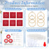 6 Sets Winter Embroidery Kit for Beginners Snowflakes Christmas Cross DIY Needlepoint Kit with Patterns, Instructions, Embroidery Hoops, Threads, ...