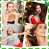 Remuuly 12 Pairs Christmas Diamond Painting Earrings Making Kit 5d DIY Dangle Drop Diamond Art Earrings Ornament Christmas Tree Santa Snowflake Sn...