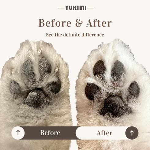 YUKIMI Premium Amino Acid Paw Cleanser with Silicone Bristle Brush for Dogs & Cats | Dermatologist Certified Hypoallergenic | Hydrating, Soothing,...