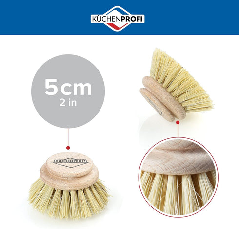 2-Pack Replacement Brush Refill for Classic Dish Washing Brush...