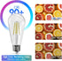 Edison LED Light Bulbs 8Watt Dimmable Light Bulbs 5000K Daylight White, E26 LED Bulb 60watt Equivalent, LED Vintage Bulbs 800lm CRI 90 Clear Glass...