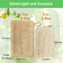 Natural Loofah Kitchen Sponge (6 Pcs) No Scratch Brush for Dishwashing, 100% Plant Fibers Vegetable Scrubber, Zero Waste and Eco Friendly Loofa, R...