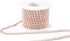 KAOYOO 5 Yards 3MM Zircon Rhinestones Close Chain Beaded Trim for Sewing Crafts,DIY Decoration?Rose Gold?...