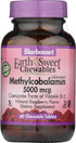 Bluebonnet Nutrition EarthSweet Chewables Cellular Active Methylcobalamin 5000mcg, Soy-Free, Gluten-Free, Non-GMO, Kosher, Dairy-Free, Vegan, 60 C...