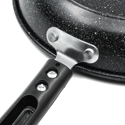 Stone Pan 10" Non-Stick Frying Pan skillet with Mineral/Diamond Coating for Long long-lasting nonstick Frying, Skillet for Cooking with Stay Cool ...