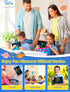 TEKFUN 8.5in 2 Pack LCD Writing Tablet for Kids Coloring Doodle Board Magic Drawing Pad for Kids with Anti-Lost Stylus, Car Trip Educational Toys ...