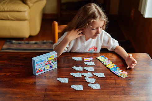 eeBoo: Trucks and a Bus Little Memory Matching Game, Developmental and Educational, Sharpens Recognition, Concentration and Memory, Perfect for Ag...