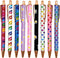 9PCS Sparkle Glitter Heart Pens Metal Daisy Flower Pen Weeding Pen Retractable Ballpoint Pens Lip Print Pen Gift Pen For Women Girls Ladies School...