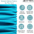 Ice Fabric Stretch Velvet Fabric by The Yard - 60" Wide Soft Stretchy Fabric for Sewing Clothes, Apparel, Costume, Crafts - 90% Polyester 10% Span...