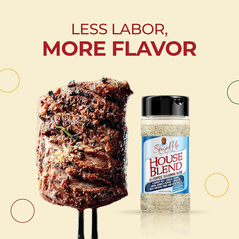 Spiced Up by Chef Calvin - All Purpose Seasoning with Natural Herbs & Spices 6 oz/170 g- Savory Chef's Blend for Meat & Veggies - Versatile & Comp...