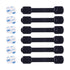 Child Proof Safety Locks - Baby Proofing Cabinet Lock with 6 Extra 3M Adhesives - Adjustable Strap Latches to Cabinets,Drawers,Cupboard,Oven,Fridg...