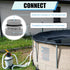 4pcs Filter Hose Conversion Kit, Above Ground Pool Adapter for Intex Pool 40mm to 1 1/2 Inch Conversion Kit Hose Conversion Adapters Kit Compatibl...