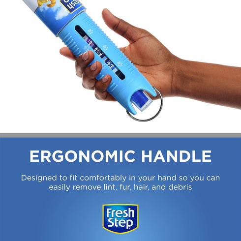 Fresh Step Roll N' Refresh Lint Roller with Air/Fabric Freshener Spray - Includes 75 Sheets - Pet Multipurpose Lint Rolling Tool for Pet Hair...