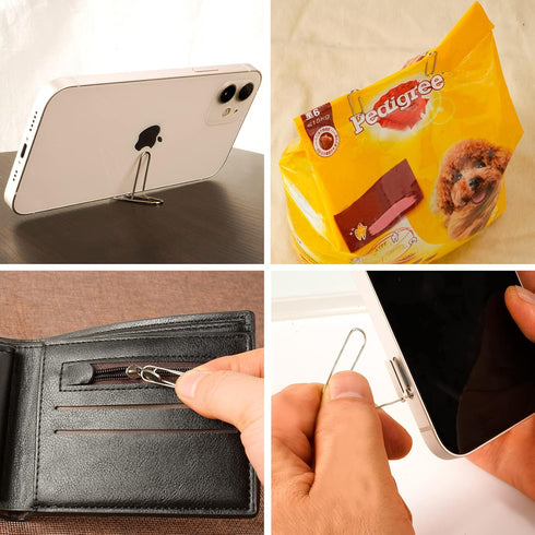 Silver Medium Paper Clips, 750 Pack Paperclips 1.3 Inch (33 mm) Paper Clips Suitable for Office School and Daily Use Also Used for Daily DIY Paper...