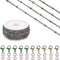 COGCHARGER 5M Stainless Steel Satellite Chains Rainbow Soldered Beads Chain DIY Chain Jewelry Set Making Kit for Jewelry Necklace Bracelet Earring...