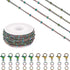 COGCHARGER 5M Stainless Steel Satellite Chains Rainbow Soldered Beads Chain DIY Chain Jewelry Set Making Kit for Jewelry Necklace Bracelet Earring...