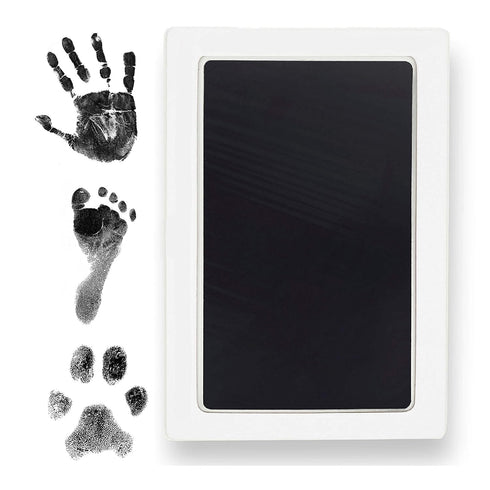 Extra Large Clean Touch Ink Pad for Baby Handprints and Footprints – Inkless Infant Hand & Foot Stamp – Safe for Babies, Doesn’t Touch Skin – Perf...