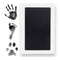 Extra Large Clean Touch Ink Pad for Baby Handprints and Footprints – Inkless Infant Hand & Foot Stamp – Safe for Babies, Doesn’t Touch Skin – Perf...