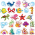 Fish Cutouts Tropical Fish Cutouts Classroom Bulletin Board Decorations, The Sea Ocean Creature Paper Decorations for Toddler Kids Classroom Schoo...