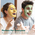 Purederm Deep Purifying Yellow O2 Bubble Mask Turmeric (5 Pack) – Bubble Face Sheet Mask for Purifying & Vitalizing...