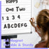 10 Pack Magnetic Sentence Strips, Dry Erase Writing Strip Erasable & Writable Lined Sentence Learning Strip for Classroom Learning Tool School, Of...