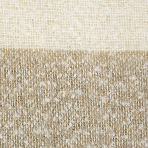 DII Coastal Acrylic Rugby Stripe Woven Throw, 50x60, Brown...