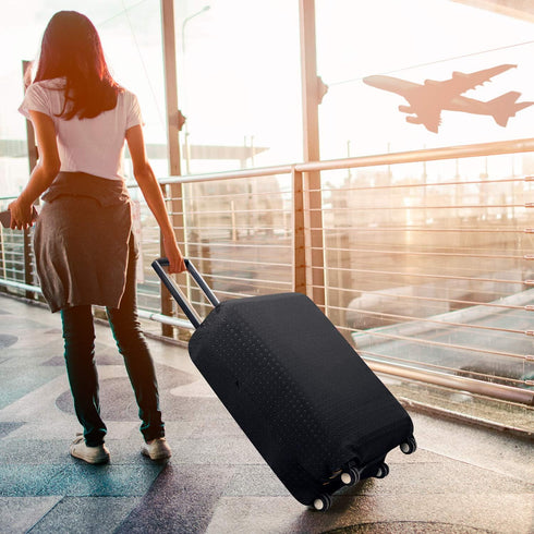 7-Mi Travel Suitcase Protective Cover 26"-28" Suitcase Protective Cover & High Elastic Spandex Size L...