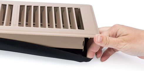 Rubber Vent Cover, 4 x 12 Inch, 3-Pack, DOES NOT include metal vent, Stops Airflow (additional sizes available)