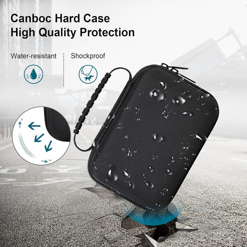 Canboc Carrying Case Compatible with SUPVAN T50M Pro Bluetooth Label Maker, Portable Mini Thermal Inkless Labeler Storage Bag fit Printer Labels, ...
