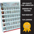 Young N Refined USA Presidents of the united states Of America poster New 2025 chart LAMINATED Classroom portrait school wall decoration learning ...