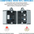 HONKID Switch Opener Aluminum Keyboard Switch Opener for Cherry MX Gateron Kailh Box Outemu Akko and Panda Mechanical Switches with Metal Magnet (...