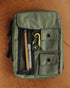 Compass Bible Cover, Zippered, with Handle, Nylon, Green, Medium...