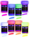 neon nights 2-IN-1 Glow In The Dark Acrylic Paint Set Glows in the Dark & under UV Blacklight - Set of 8 Self-Luminous Neon Paints for Halloween -...
