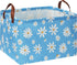 Rectangular Daisy Storage Basket,Collapsible Gift Basket with Handles,Kids Toys/Books Box,Room Decor(Daisy)...