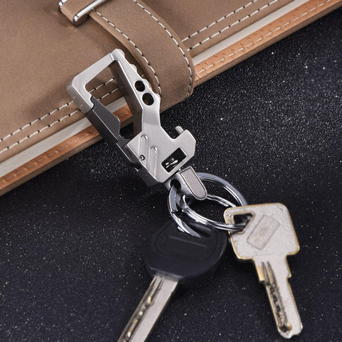 2 Pack Car Key Chain Bottle Opener Keychain for Men and Women (Multicolor)...